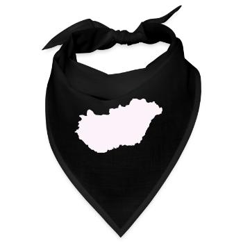 Ungarn Land - Bandana - Schwarz - Vorne