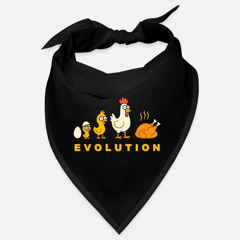 Evolution Poulet Poulet Poulet Drôle Bandana