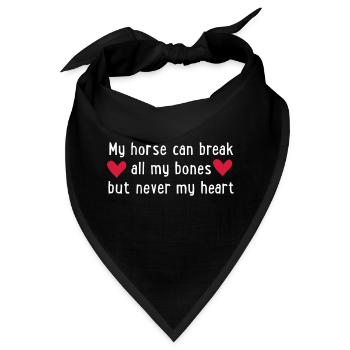 Reiten - Bandana - Schwarz - Vorne