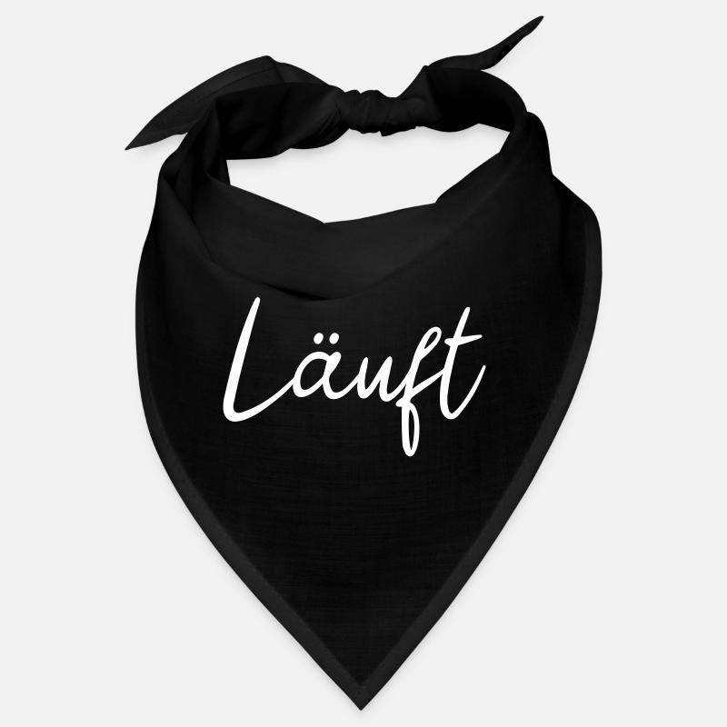 Läuft Schriftzug, Läuft bei dir, Läuft bei mir Bandana