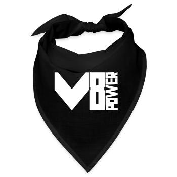 V8 power - Bandana - Schwarz - Vorne