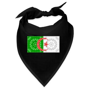 Algerien - Bandana - Schwarz - Vorne
