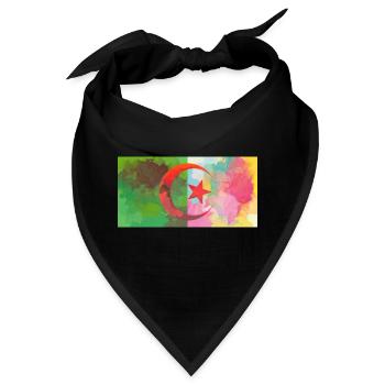 Algerien - Bandana - Schwarz - Vorne