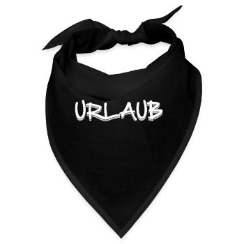 URLAUB - Bandana - Schwarz - Vorne