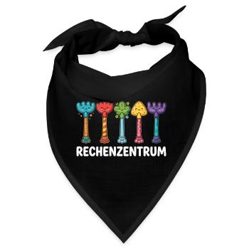 IT Support Glücksrad Service Desk IT Helpdesk Nerd - Bandana - Schwarz - Vorne