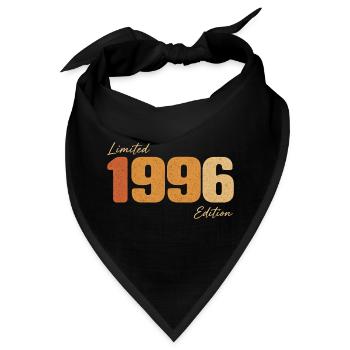 Vintage 1996 Anniversary Limited Edition Retro - Bandana - Schwarz - Vorne