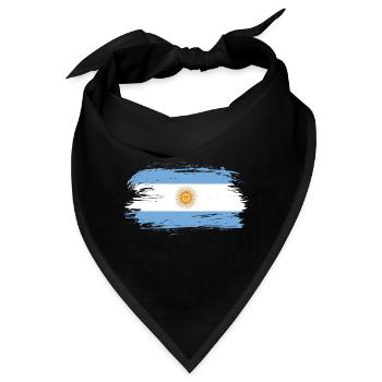 Argentinien Flagge / Geschenk Südamerika Cordoba - Bandana - Schwarz - Vorne