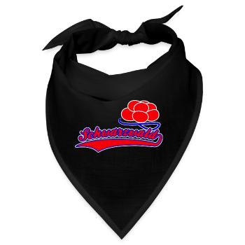 Schwarzwald Bollenhut Schwarzwälder - Bandana - Schwarz - Vorne