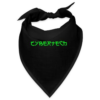 cybertech ohne kontur - Bandana - Schwarz - Vorne