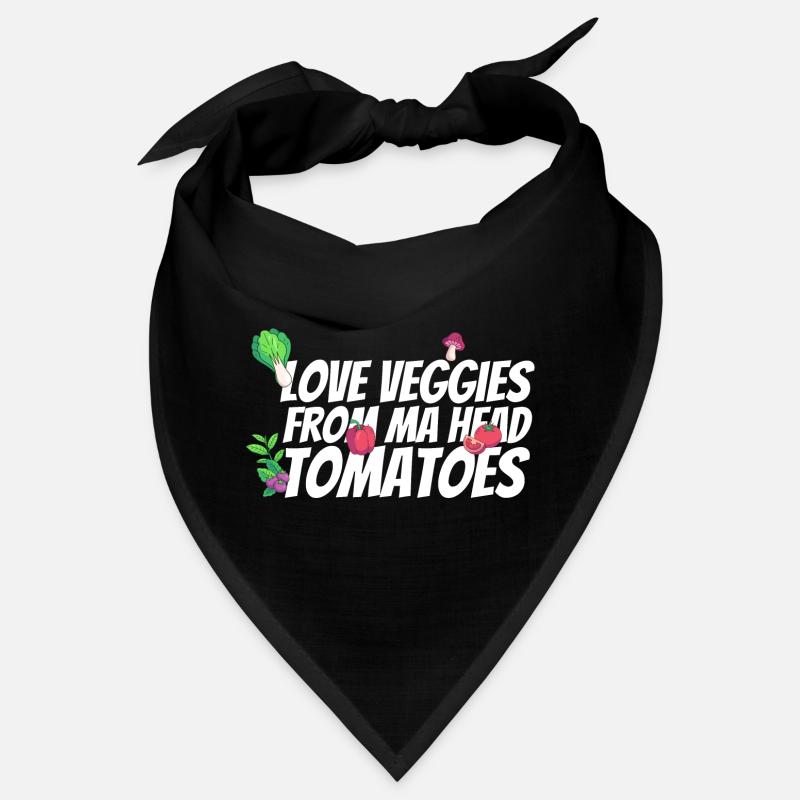 Love vegetables from head to tomato Bandana
