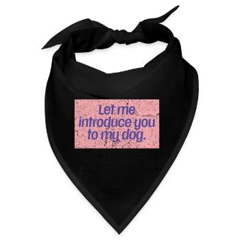 Dog First Impressions - Bandana - Schwarz - Vorne