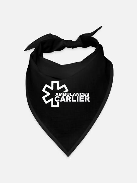 transBlanc - Bandana - noir - Devant