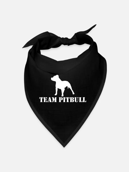 team pitbull - Bandana - Schwarz - Vorne