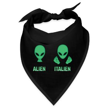 AUSSERIRDISCHE PARODY - Bandana - Schwarz - Vorne