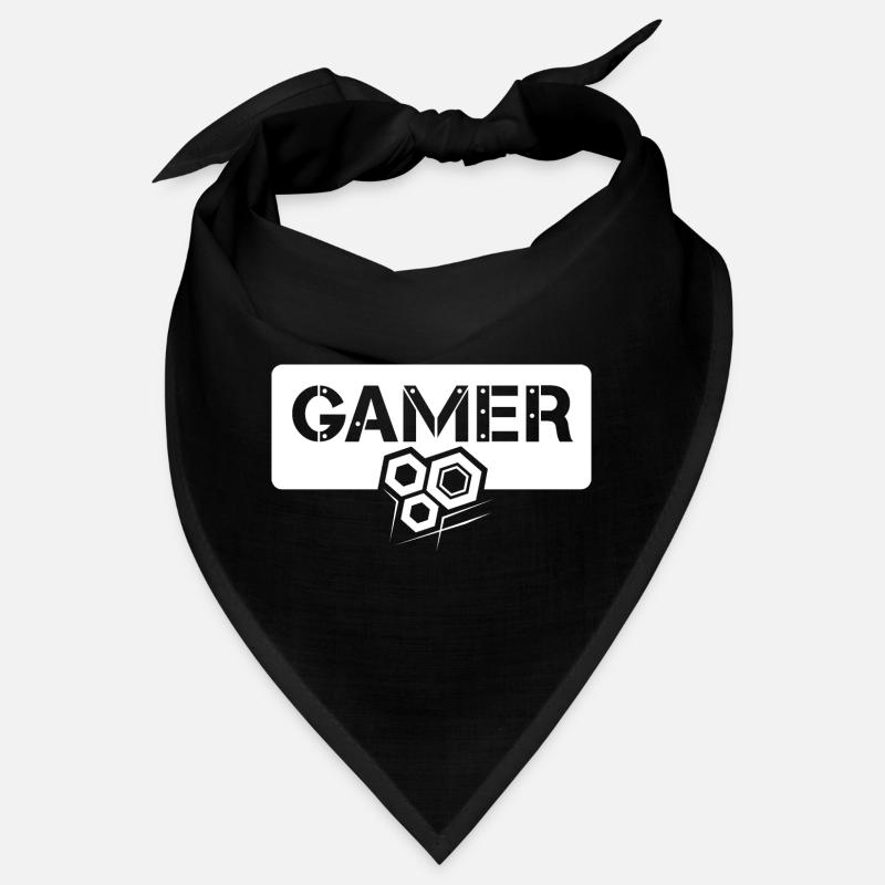 Icône Gamer Gears Logo icône Bouclier graphique Bandana