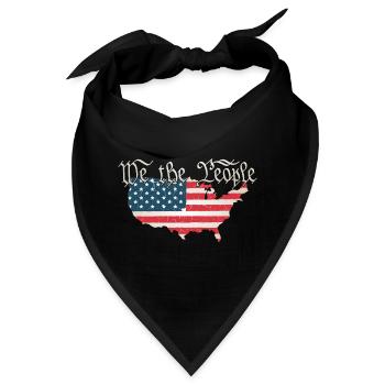 Wir, das Volk, brauchen die Verfassung der USA - Bandana - Schwarz - Vorne