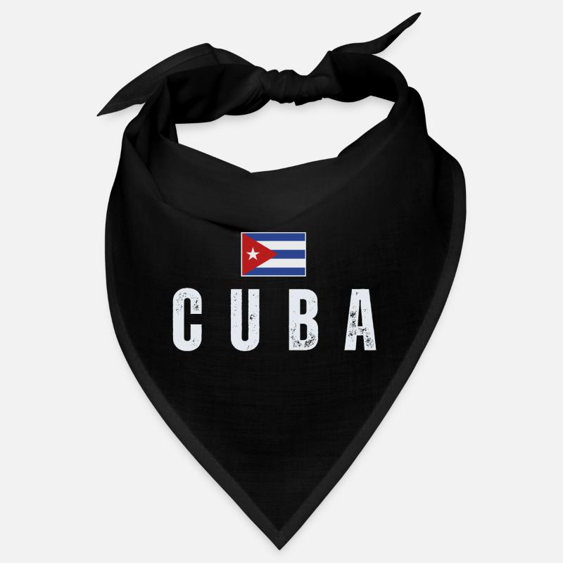 Drapeau cubain, j’adore Cuba Bandana