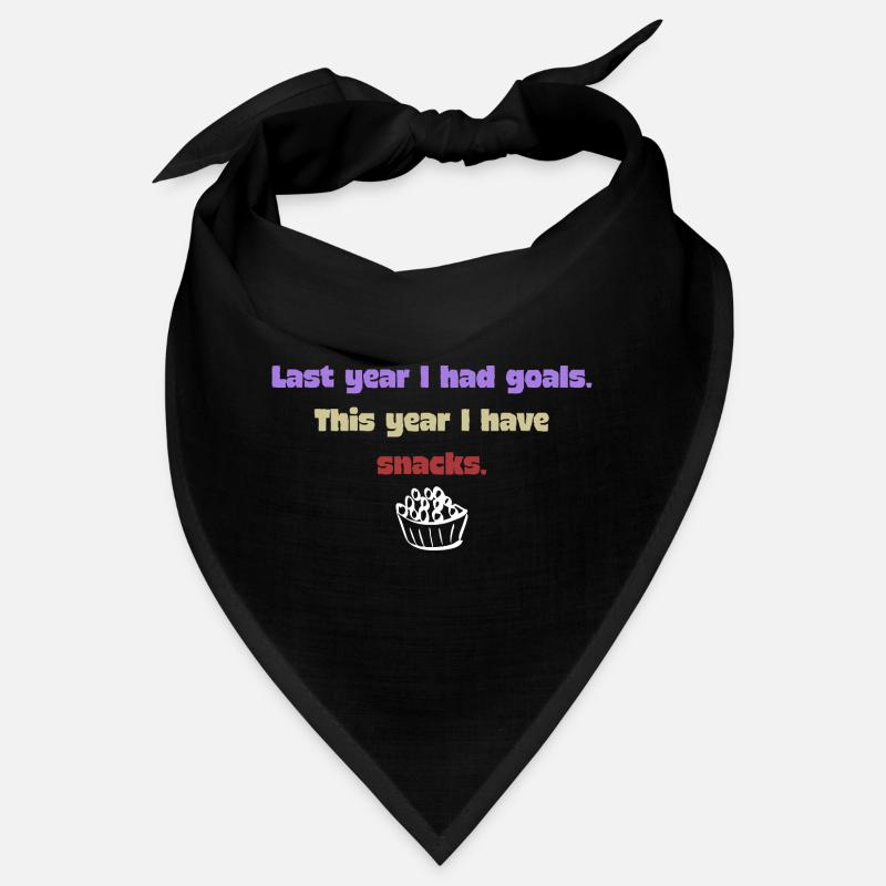 Drôle de dicton du Nouvel An - Snack Bandana