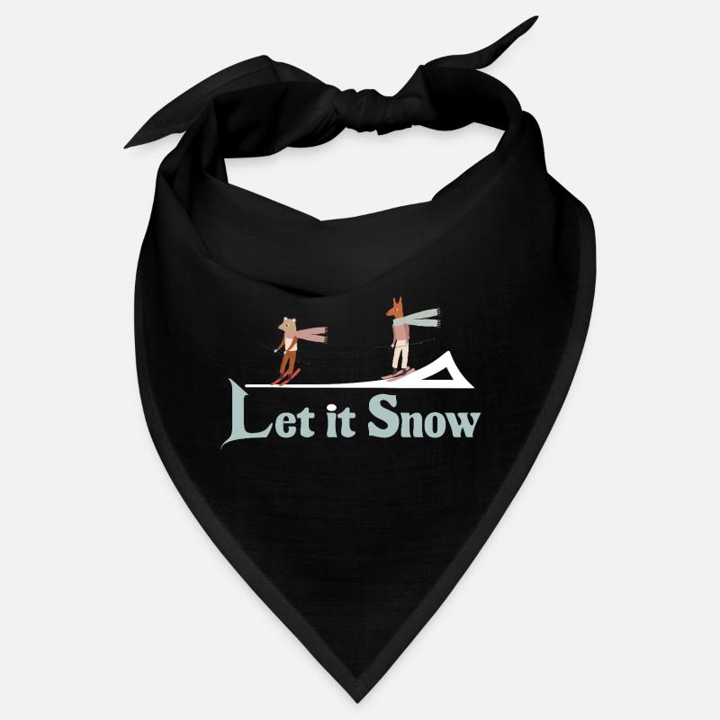 Illustration de l’hiver Laisse neiger Bandana