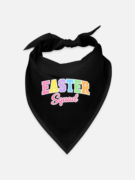 Easter Squad Ostern - Bandana - Schwarz - Vorne
