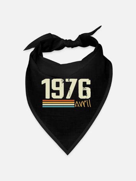 Né en avril 1976 - Bandana - noir