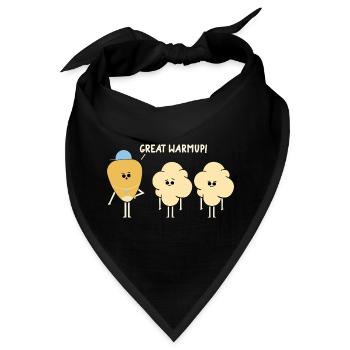 Lustiges Fitnessstudio-Workout, Fitnesstrainer, Fitnesstrainer, Sport - Bandana - Schwarz - Vorne