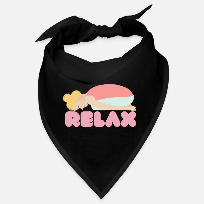 Pastel Sleep Relax Illustration Bandana