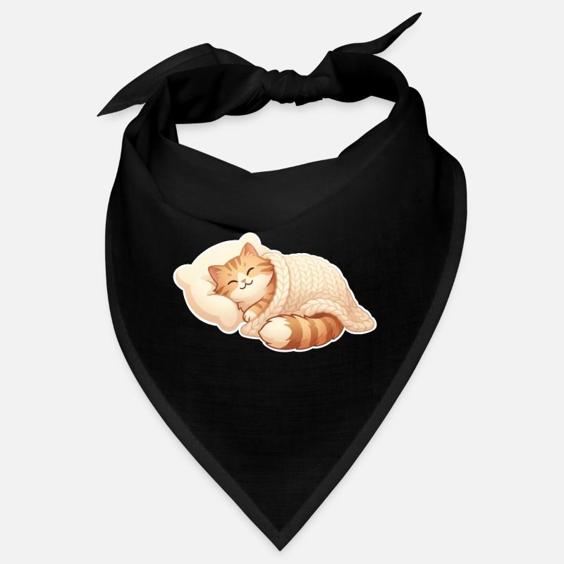 Le chat dort Bandana
