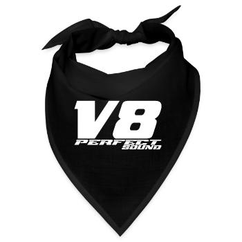 V8 - Bandana - Schwarz - Vorne