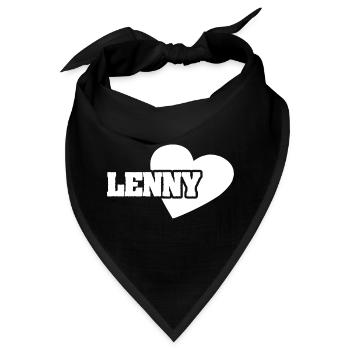 Lenny - Bandana - Schwarz - Vorne