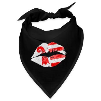 Kuss (Jura) - Bandana - Schwarz - Vorne