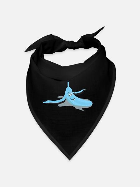 Eye slipped banana - Bandana - black - Front