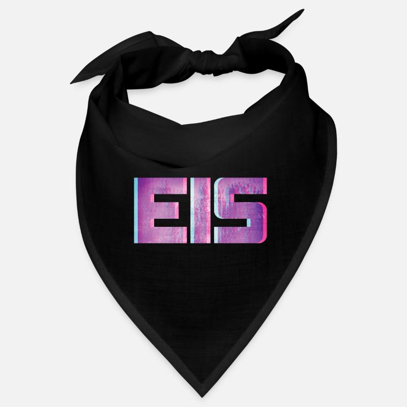 Eis 3D cool Eiscreme Struktur kalt Sommer Polar Bandana