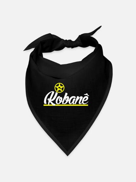 Kobane  - Bandana - Schwarz - Vorne