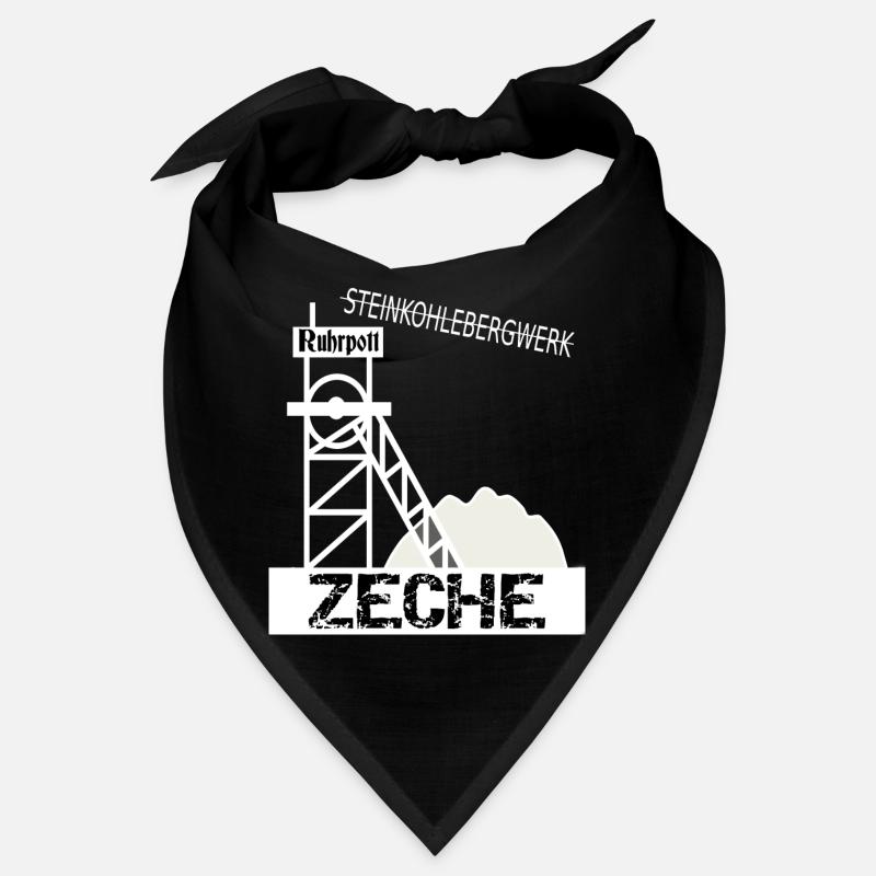 Ruhrpott Zeche - Bandana - Schwarz