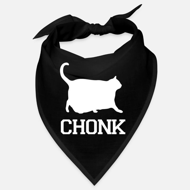 Cat chonk - Bandana - black