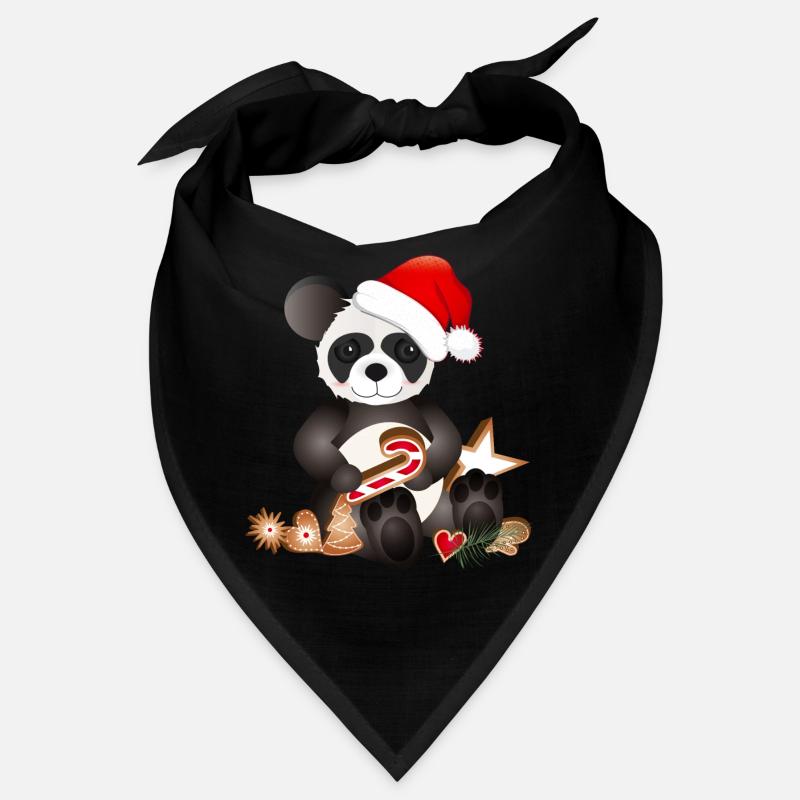 petit panda sucré pour Noël Bandana