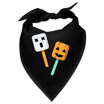 Halloween Lolli - Bandana - Schwarz - Vorne