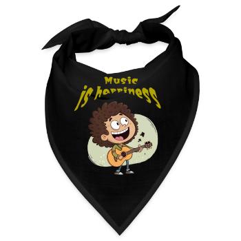 Funny cartoon - Bandana - Schwarz - Vorne