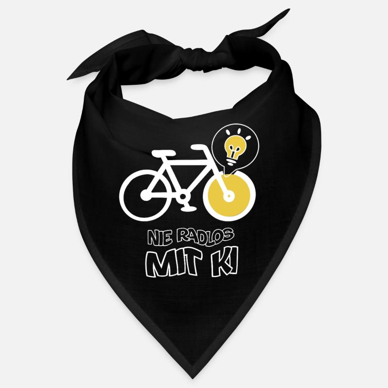 Creative bike with light bulb design Bandana