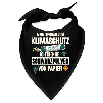 Pyrotechniker Pyro - Bandana - Schwarz - Vorne