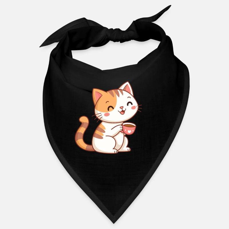 Chat kawaii au café Bandana