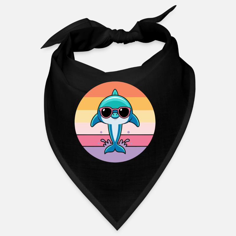 Pastel dolphin sunglasses Bandana