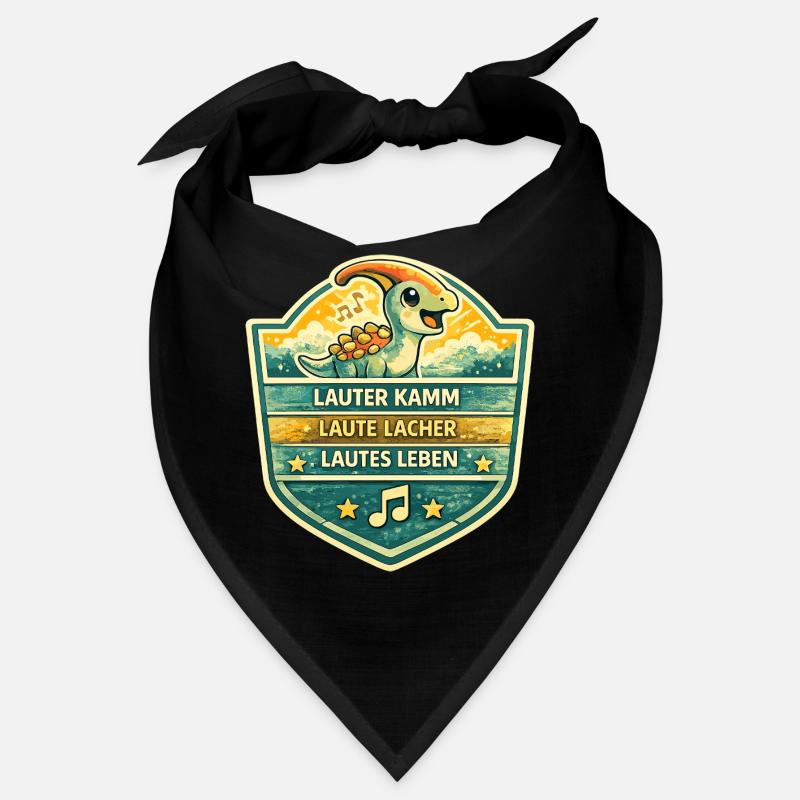 Dino Badge Lautes Leben Bandana