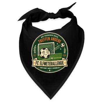 FC Elfmeterallergie - Bandana - Schwarz - Vorne
