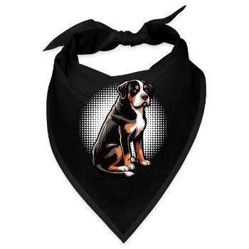 Appenzeller Sennenhund Sennenhunde Sennenhundmama - Bandana - Schwarz - Vorne