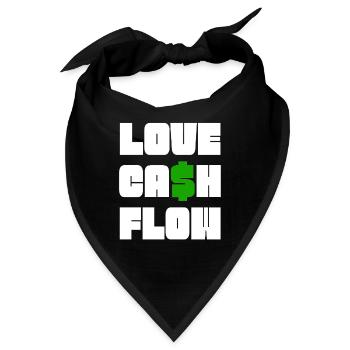 Love Cash Flow Tee - Bandana - Schwarz - Vorne