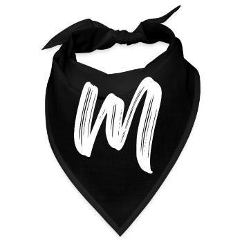 M - Bandana - Schwarz - Vorne