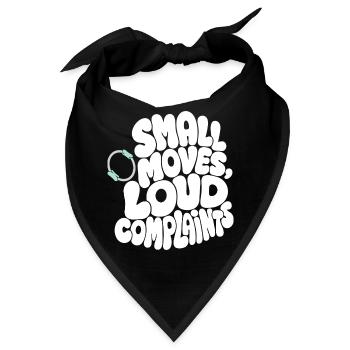 Pilates – Small Moves, Loud Complaints - Bandana - Schwarz - Vorne