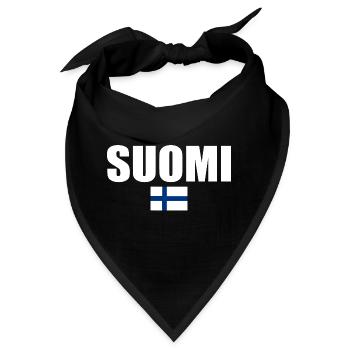 Suomi - Bandana - Schwarz - Vorne